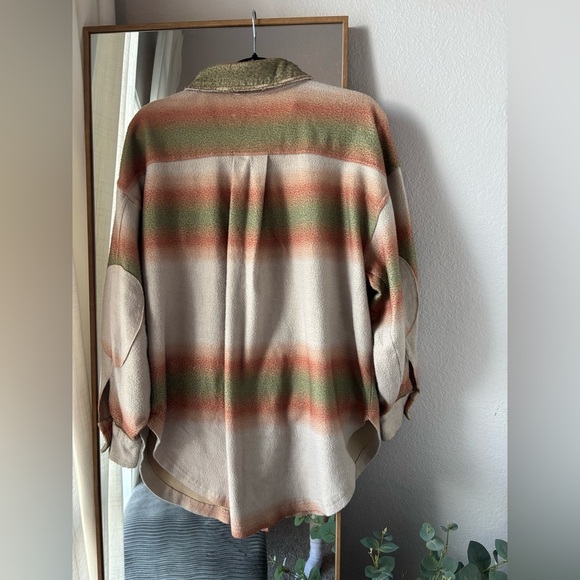 FREE PEOPLE WOMEN'S OMBRE SERAPE PRINT RUBY JACKET - Picture 7 of 10